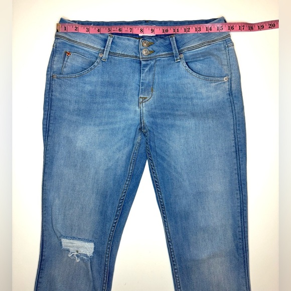 Hudson Women's Collin Skinny Ankle Blue Jeans Size- 29 - Picture 5 of 9